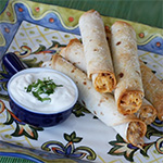 Baked Creamy Chicken Taquitos