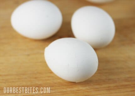 Cracked Hard Boiled Eggs