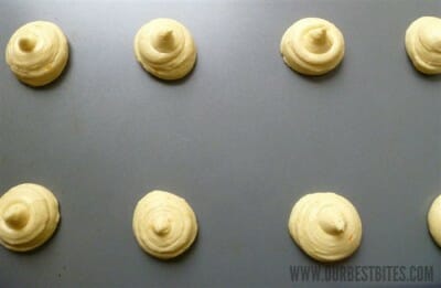 Cookies before oven