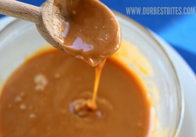 Melted caramel