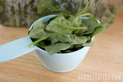 Loosly Packed Spinach