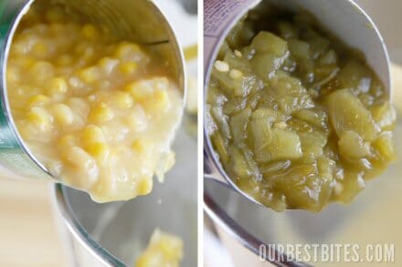 Cream Corn and Green Chilis