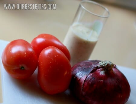 Tomato salad ingredients