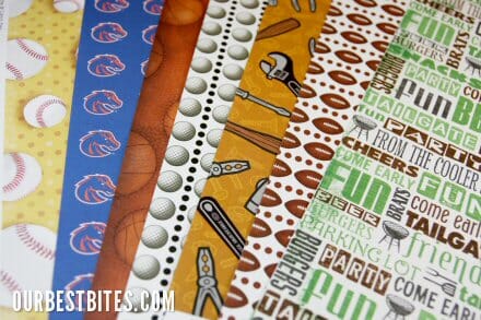 Father's Day Scrapbook Paper