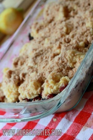 cobbler before going into the oven