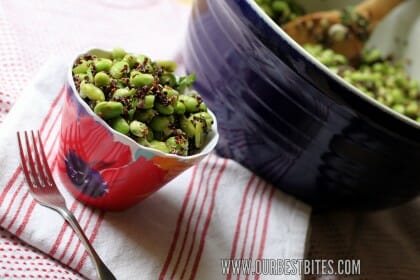 final edamame quinoa salad
