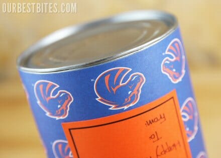 Tin Can with Clean Edge