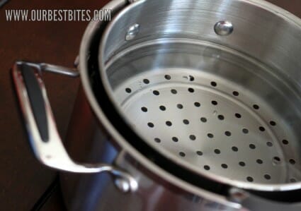water in pot