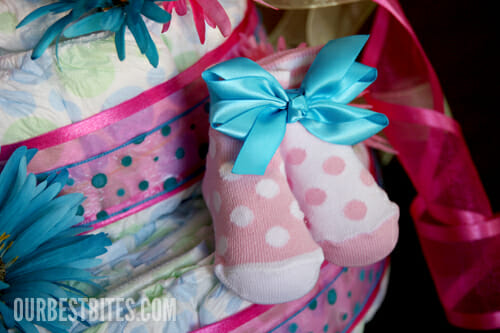 Diaper Cake Sockies