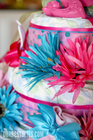 Diaper Cake side