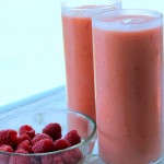 Raspberry-Mango Smoothies