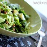 Pear & Blue Cheese Salad with Candied Pecans