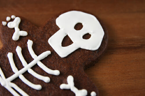 Filled Skeleton Face