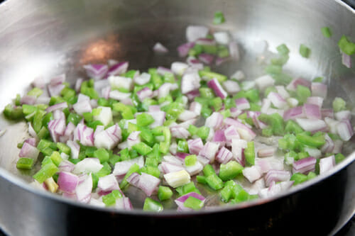 Sauted peppers and onions