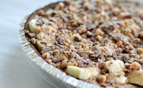 toffee on bananas