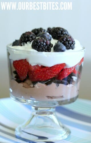 final chocolate berry parfait