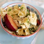 Pasta Salad with Roasted Chicken and Plums