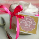 Frozen Lemonade Pie in a Jar {and Mother’s Day Printable!}