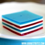 Layered Jell-O {4th of July Edition!}