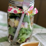 Smoked Paprika Vinaigrette + Salad in a Jar