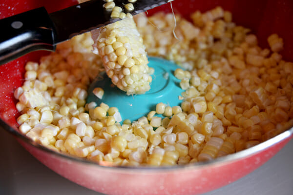 Cutting Corn off the Cob
