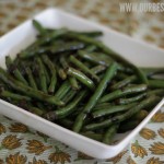 Green Beans with Balsamic Butter