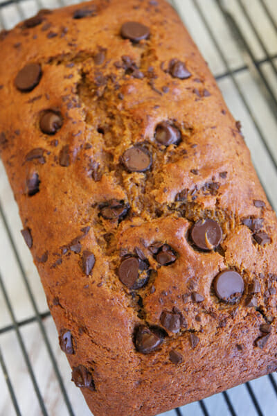 Baked Pumpkin Bread_top