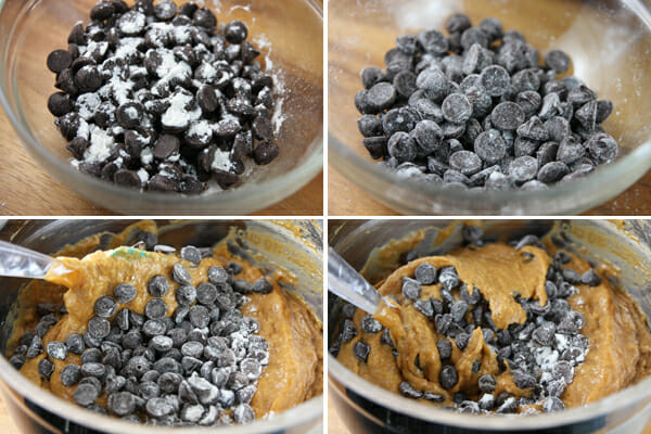 Chocolate Chips in Batter