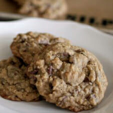 Giant Oatmeal Chocolate Chip Cookies