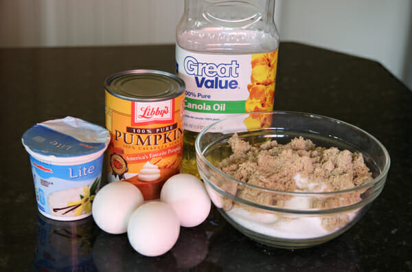 Pumpkin Bread Ingredients