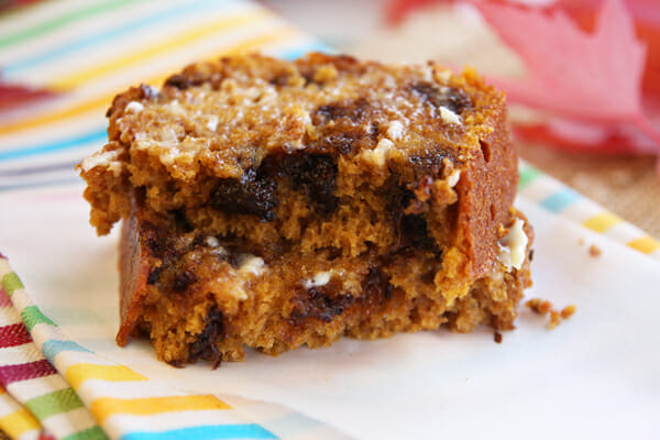 Sliced Buttered Pumpkin Bread from Our Best Bites
