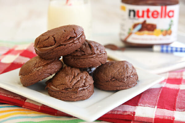 4 Ingredient Nutella Cookies from Our Best Bites