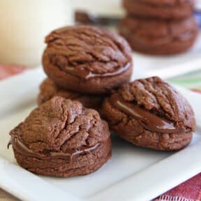 Four Ingredient Nutella Sandwich Cookies