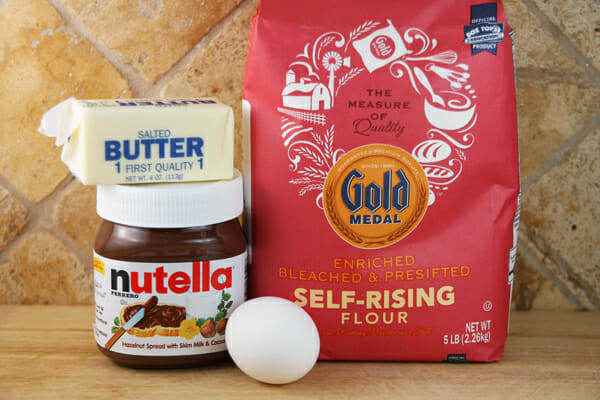 Nutella Cookies Ingredients