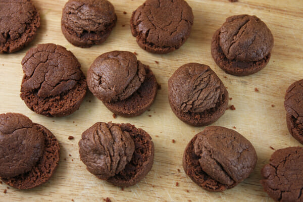 Sliced Nutella Cookies