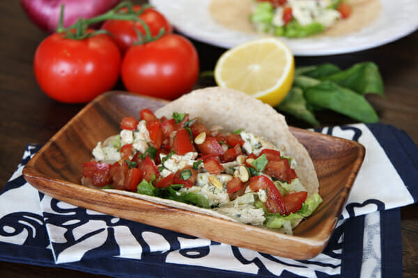 Bruschetta Chicken Wrap from Our Best Bites
