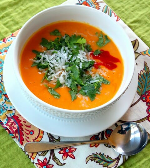 Coconut Curry Butternut Squash Soup