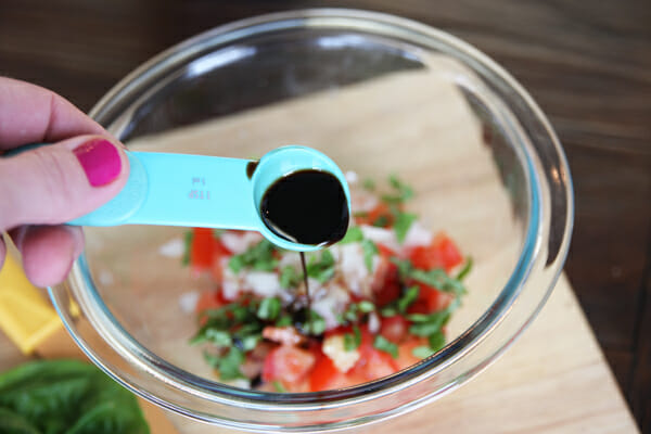 Pouring Balsamic Vinegar