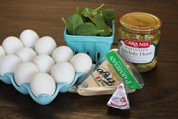 Spinach Artichoke Ingredients