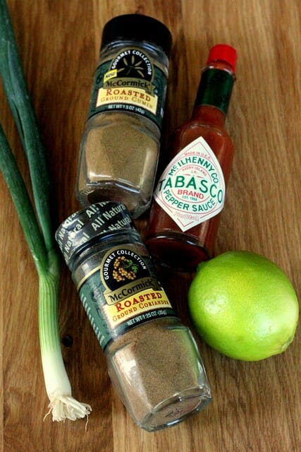 creamy avocado dip spices