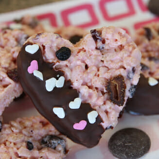 Berry-Chocolate Krispie Treats