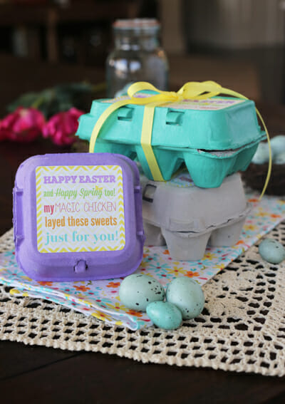 Egg Carton Printable with Easy Easter Cupcakes! - Our Best Bites