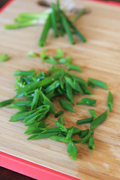 Sliced Green Onions