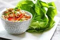 Spicy Turkey Lettuce Wraps