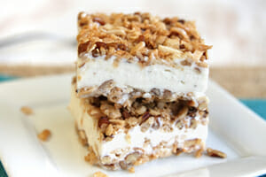 Easy Ice Cream Crunch Bars