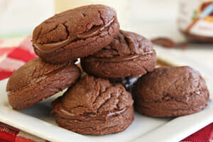 4 Ingredient Nutella Cookies