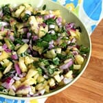 Mint-Pineapple Pico de Gallo