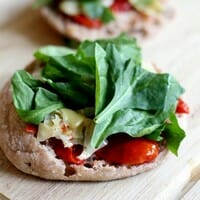 Grown-Up English Muffin Pizzas