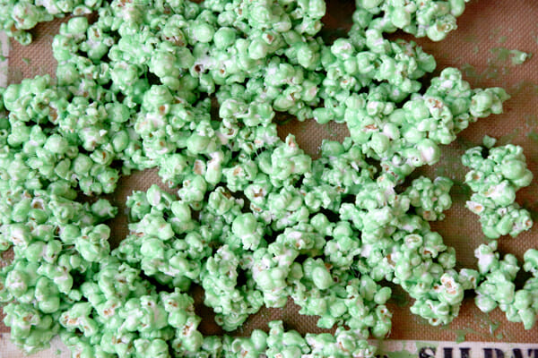 Super Bowl Snacks Game Day Colored Candy Popcorn