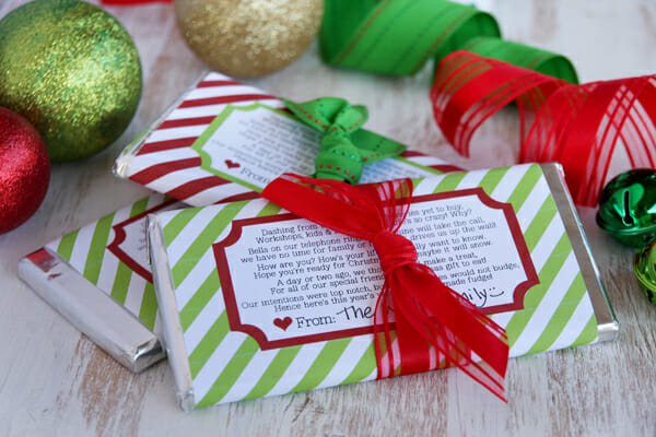 Candy Bar Wrapper with bo